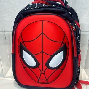 Spider-Man Backpack with Red and Black Design